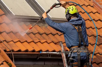 Démoussage et hydrofuge de toiture à Coueilles